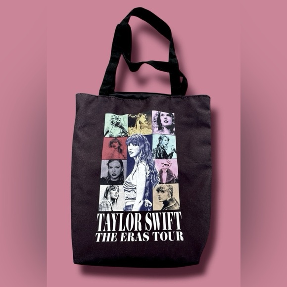 Taylor Swift | Bags | Taylor Swift Eras Tour Official Black Tote Bag ...